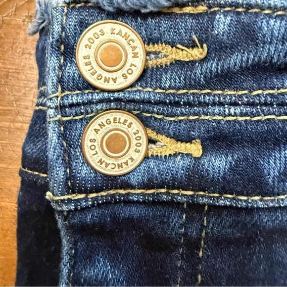 KanCan High Rise Distressed Blue Jeans size 2X - Picture 5 of 11